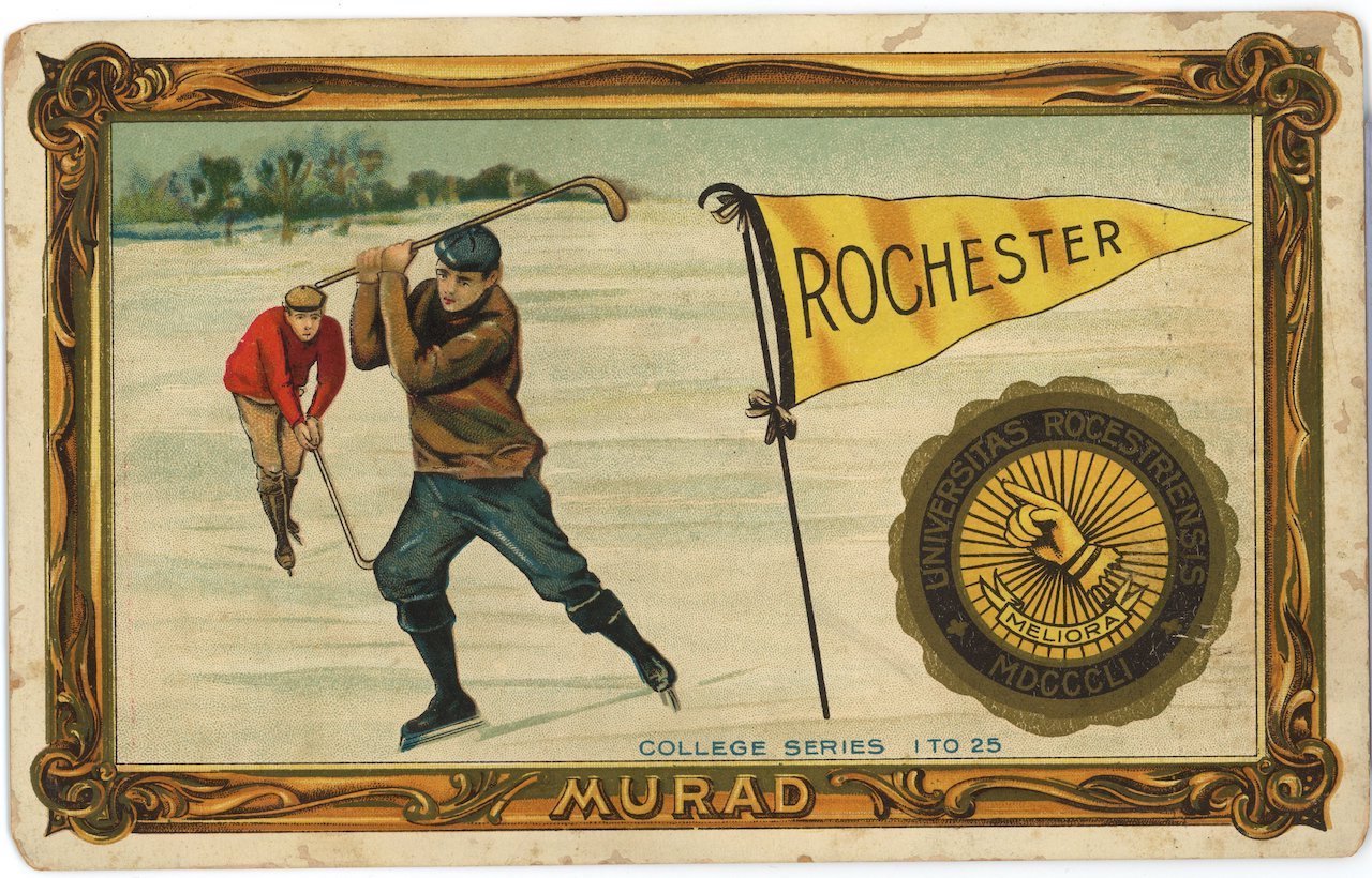 1909-11 T6 MURAD COLLEGE SERIES serie 1 #14 Rochester Hockey team