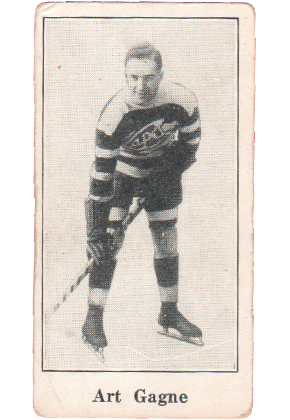 1923 V128-1 Paulin's Candy #31 Art Gagne show de cartes hockey montreal