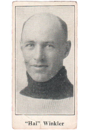 1923 V128-1 Paulin's Candy #46 “Hal” Winkler hockey cards