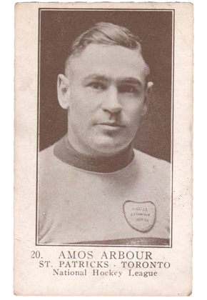 1923 V145-1 William Paterson #20 Amos Arbour hockey card pre war for sale