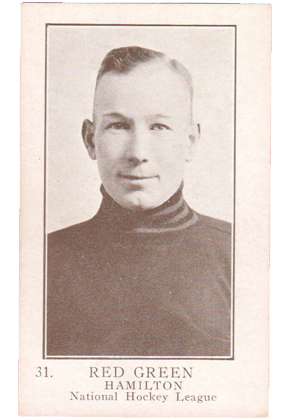 1923 V145-1 William Paterson #31 Red Green PRE WAR HOCKEY CARD FOR SALE