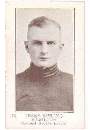 1923 V145-1 William Paterson #36 Jesse Spring high grade card hockey pre war dealer