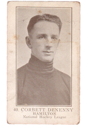 1923 V145-1 William Paterson #40 Corbett Denenny card hockey for sale a vendre acheter