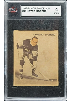 1933 V357 WWG Ice Kings #36 Howie morenz ENGLISH VERSION HOF ksa4 