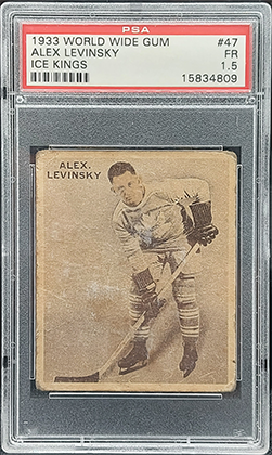 1933 V357 WWG Ice Kings #47 Alex Levinski hockey cards cartes a vendre