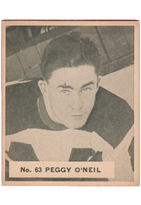 1936-37 1937 v356 world wide gum WWG #63 Peggy O'Neill