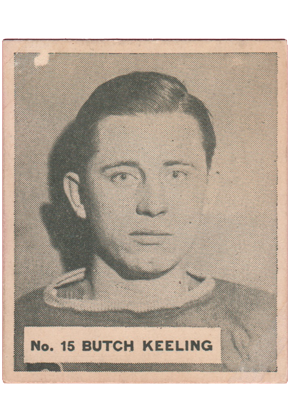 1937 V356 World Wide Gum #15 Buth Keeling avant guerre carte hockey a vendre 1936-37