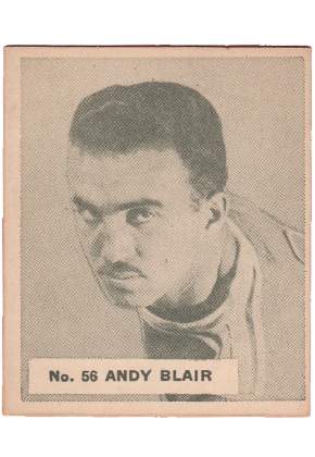 1937 V356 World Wide Gum #56 Andy Blair 1936-37 wwg a vendre cartes