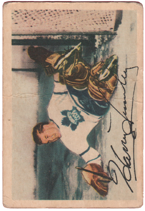 1953-54 Parkhurst #1 Harry Lumley Goalie HOF card rc rookie for sale