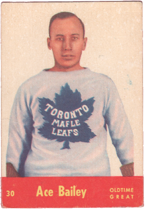 1955-56 Parkhurst #30 Ace Bailey OTG HOF hockey cartes encans acheter