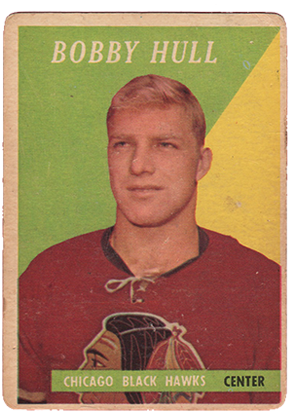 1958-59 Topps #66 Bobby Hull Rc Rookie HOF 1959 psa ksa aca bgv graded authentic for sale