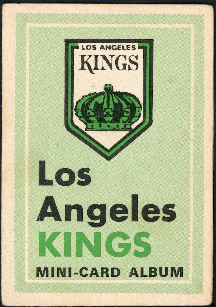 1969-70 O-Pee-Chee opc team mini-card album booklet Los Angeles Kings