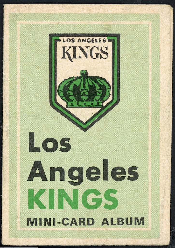 1969-70 O-Pee-Chee opc team mini-card album booklet Los Angeles Kings