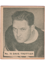 1936-37 1937 v356 world wide gum WWG #70 Dave Trottier. vendre mes cartes de hockey