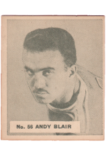 1937 V356 World Wide Gum #56 Andy Blair 1936-37 wwg a vendre cartes