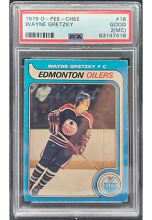 1979-80 O Pee-Chee #18 Wayne Gretzky RC Rookie PSA2 HOF for sale a vendre