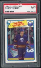 1988-89 O Pee-Chee OPC #194 Pierre Turgeon RC HOF PSA 7